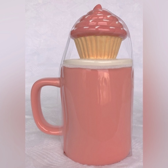 Rae Dunn Happy Birthday Mug with Cupcake Lid - Picture 3 of 8